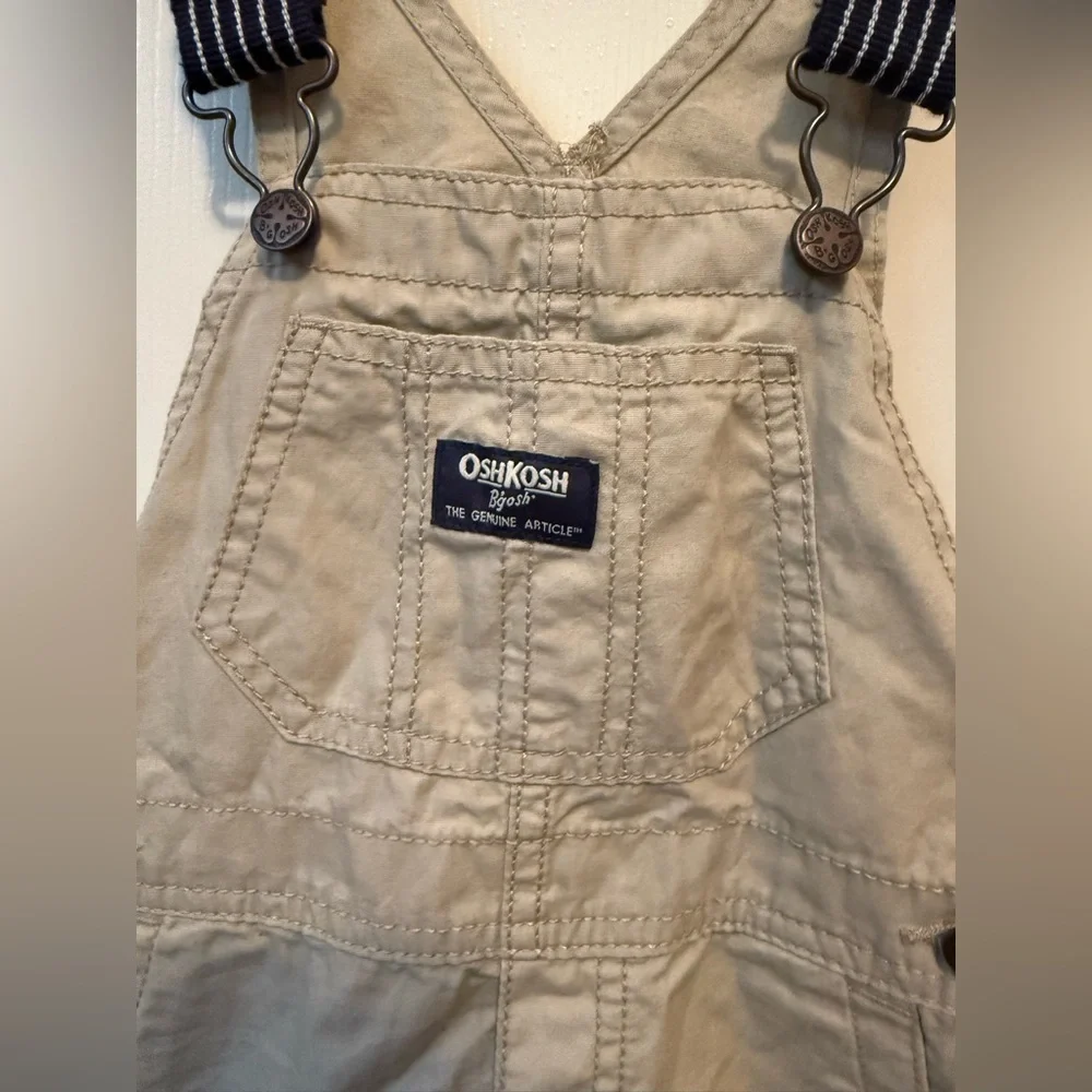 OshKosh B'gosh Tan Kids Overalls